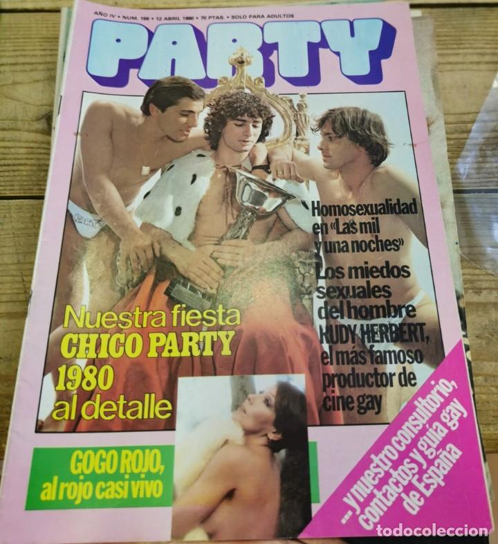 Zeitschriften: Revista PARTY n&ordm; 156 Chico Party 1980 Gogo Rojo Rudy Herbert Vedette Gay