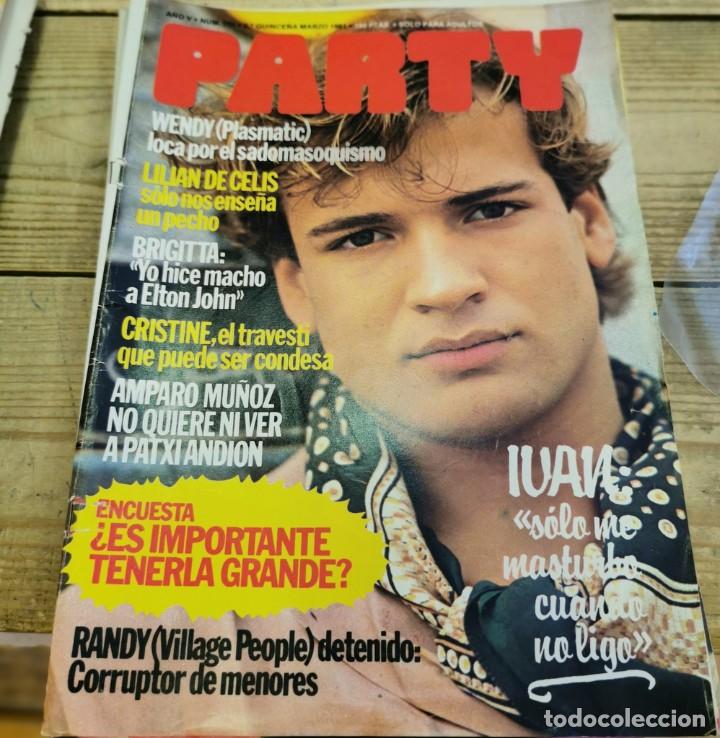 Zeitschriften: REVISTA GAY PARTY N&ordm; 201 / LOLA FLORES, IVAN, LINA MORGAN, WENDY O WILLIAMS, CHRISTINE, AJITA WILSON