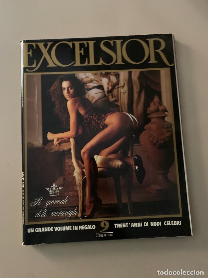 Magazines: EXCELSIOR N.9 + SUPPLEMENTO LEA MASSARI MONICA GUERRITORE DOUBLE POSTER OTTOBRE 1986 POLIEDITOR