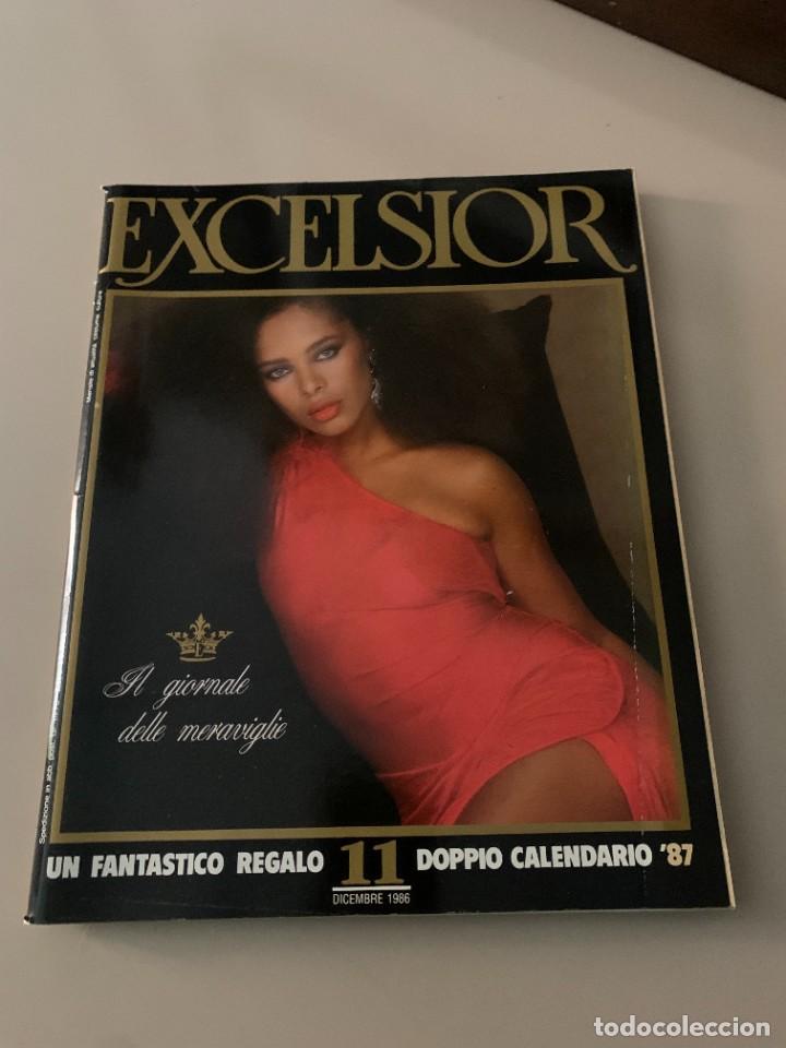 Riviste: EXCELSIOR N.11 SERENA GRANDI LORELLA CUCCARINI DOUBLE POSTER DECEMBER 1986 POLIEDITOR