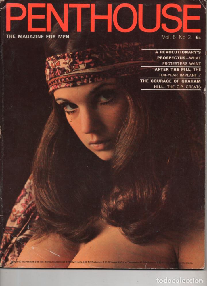Revistas: PENTHOUSE VOL 5 NUMBER 3 BRITT LINDBERG. 1970