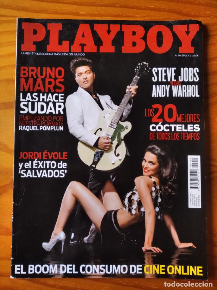 Magazines: PLAYBOY 2&ordf;EPOCA 89 de 2009 BRUNO MARS- JORDI EVOLE- STEVE JOBS Y ANDY WARHOL- RAQUEL POMPLUN, CHANEL