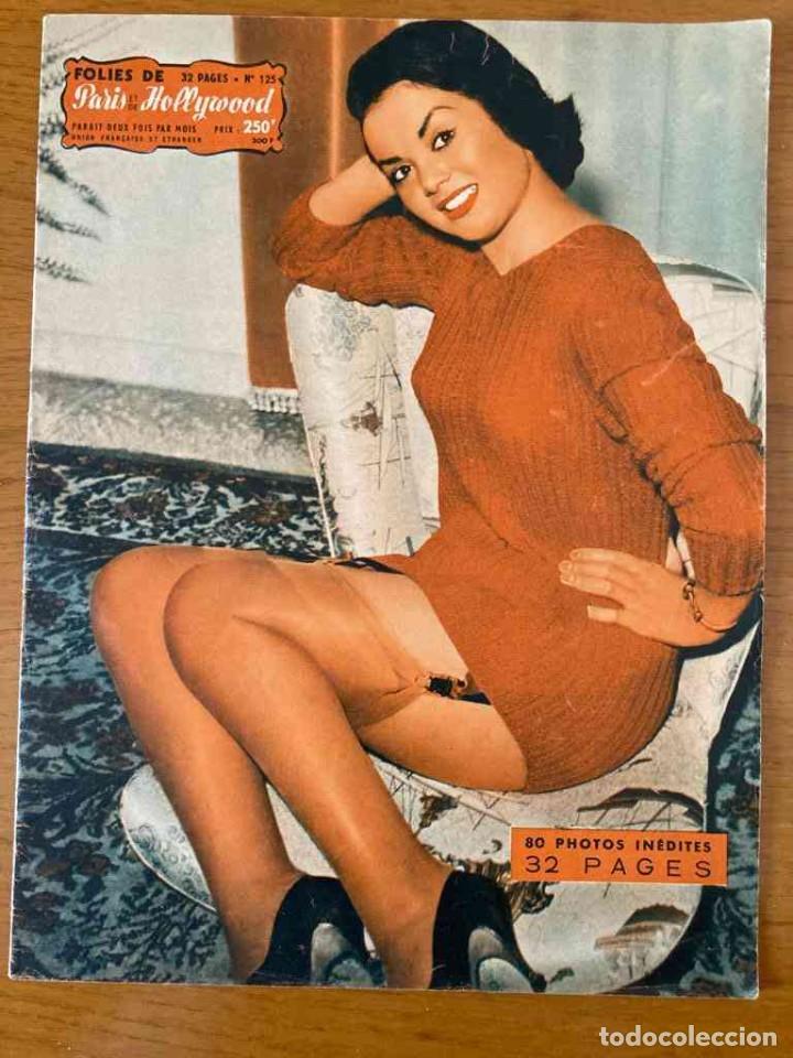 Revistas: Revista erotica FOLIES DE PARIS ET DE HOLLYWOOD. Num. 125, a&ntilde;os 50. 32 paginas, 80 fotos de desnudos