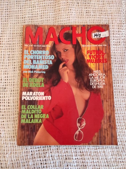 Magazines: MACHO VOL 2 N&ordm; 22 , MISS ANDORRA 1981 - REVISTA DE LOS A&Ntilde;OS 80