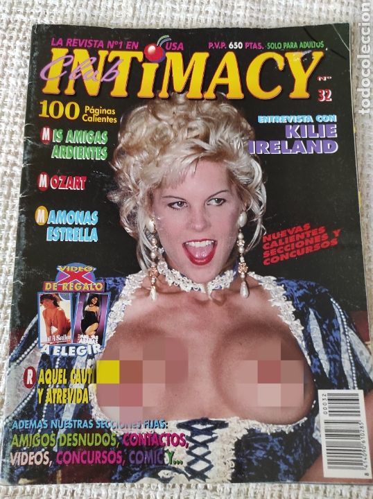Zeitschriften: CLUB INTIMACY N&ordm; 32 KYLIE IRELAND, KELLY TRUMP , SUNSET THOMAS - REVISTA EROTICA A&Ntilde;OS 90