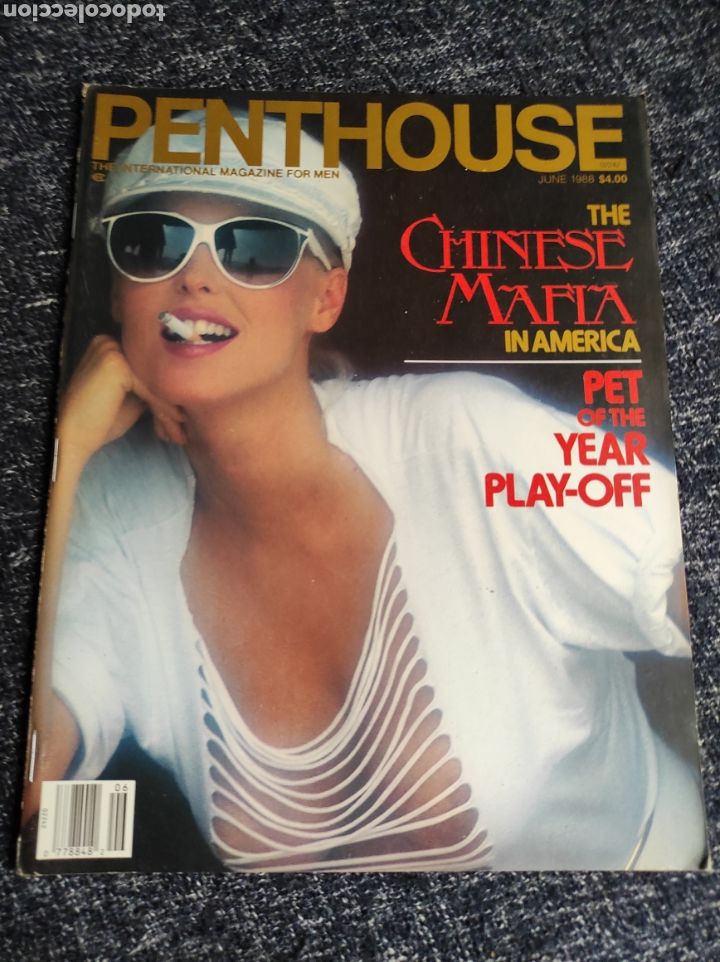 Journals: PENTHOUSE JUNE 1988 - CHINESE MAFIA IN AMERICA , LISA DAVIES , GINGER MILLER ( EDICION EN INGLES )