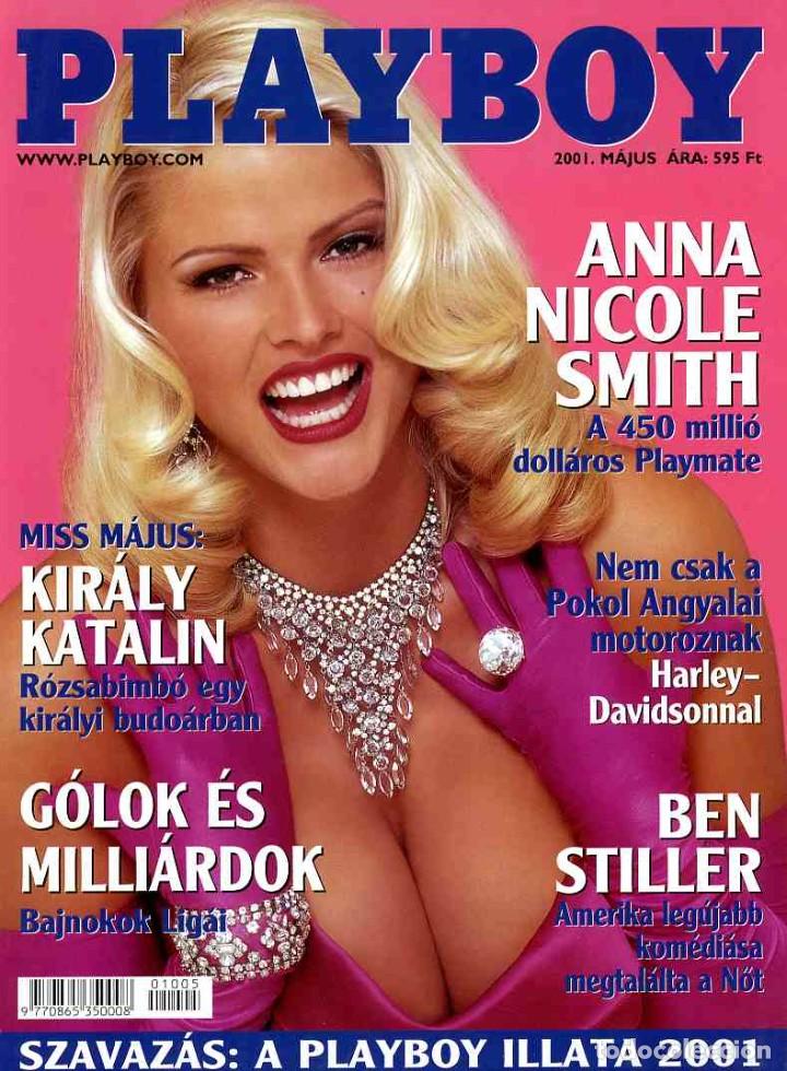 Zeitschriften: PLAYBOY 5 2001 Hungarian ANNA NICOLE SMITH Vicky topless Hungary Edition magazine