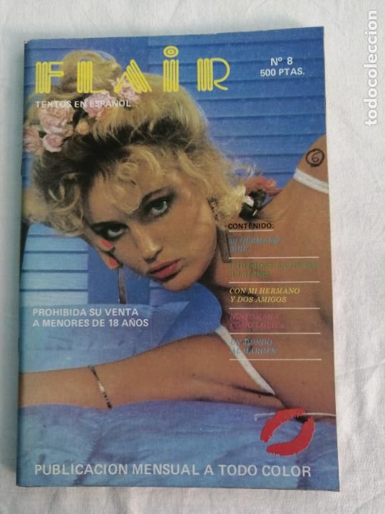 Journals: REVISTA FLAIR 8. PORNO. ADULTOS. NINFOMANA COMO LOLITA. 1983