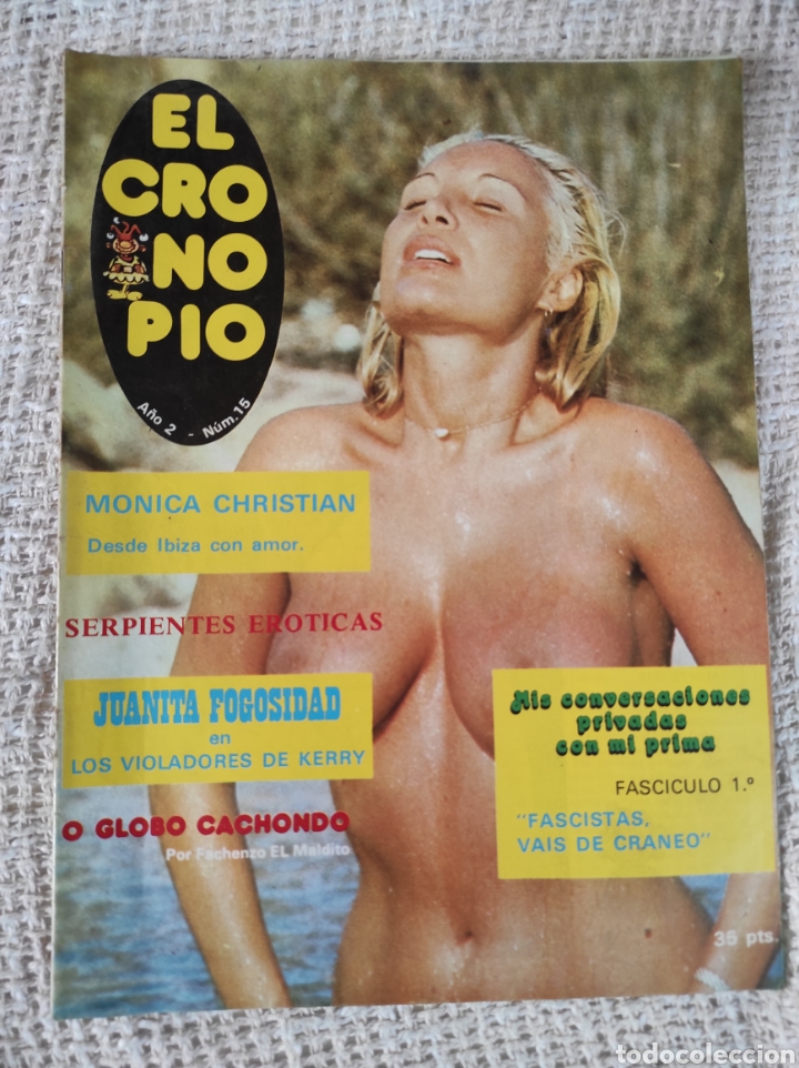 Revistas: EL CRONOPIO N&ordm; 15 MONICA CHRISTIAN ( REVISTA EROTICA DE LOS 70 )