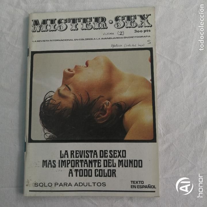 Journals: MISTER SEX. LA REVISTA INTERNACIONAL EN COLORES A LA AVANGUARDIA EN EROTOGRAFIA. PORNO. ADULTOS. ERO