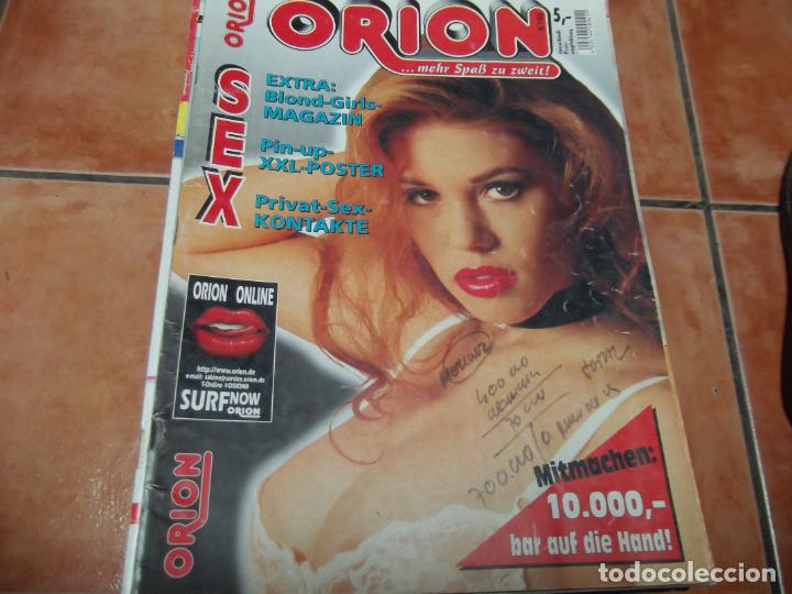 Revistas: orion ,catalogo, k-198, erotica alemana ,solo para adultos