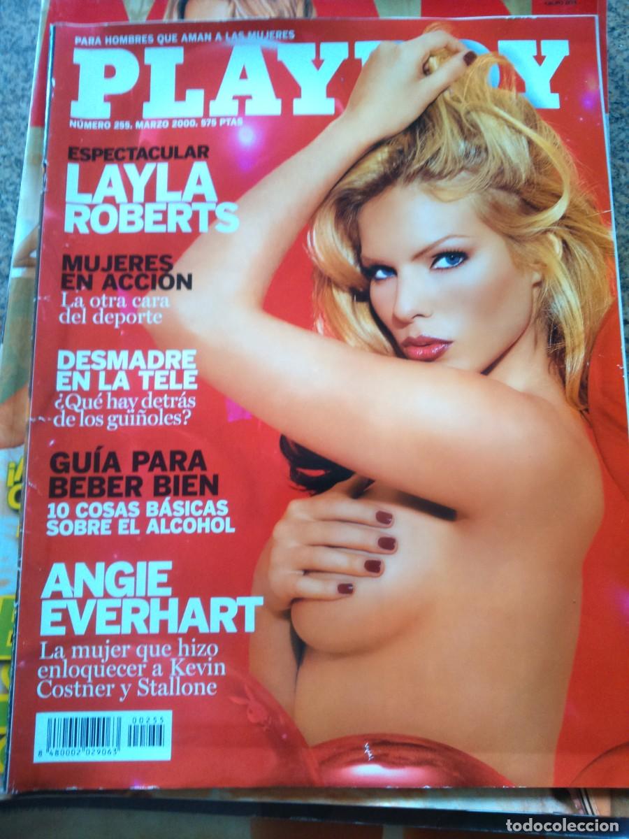 Journals: REVISTA PLAYBOY -- N&ordm; 255 - MARZO 2000 -- LAYLA ROBERTS / ANGIE EVERHART -- CON POSTER --
