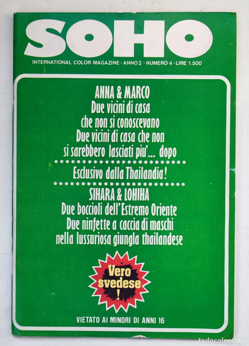 Journals: SOHO INTERNATIONAL COLOR MAGAZIN N&ordm; 4 PUBLICACION PARA ADULTOS SEXO PORNO ITALIANO