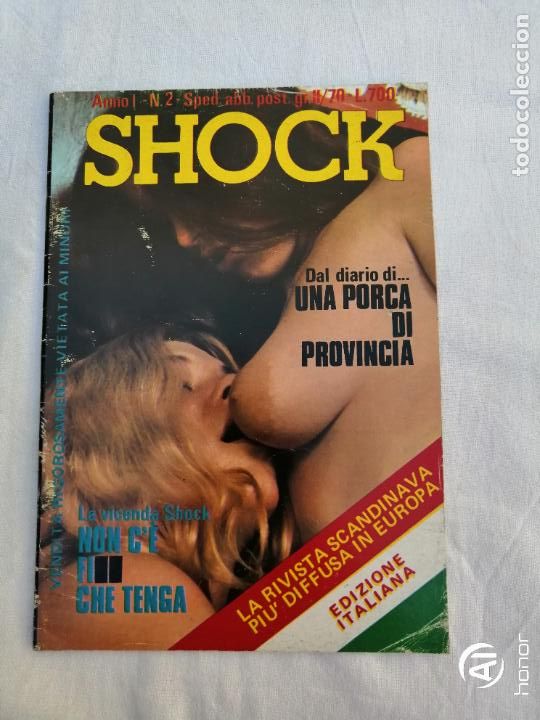 Zeitschriften: SHOCK ANNO 1 N 2. DAL DIARIO DI UNA PORCA DI PROVINCIA. 1975 . ADULTOS. EROTICA. PORNO.