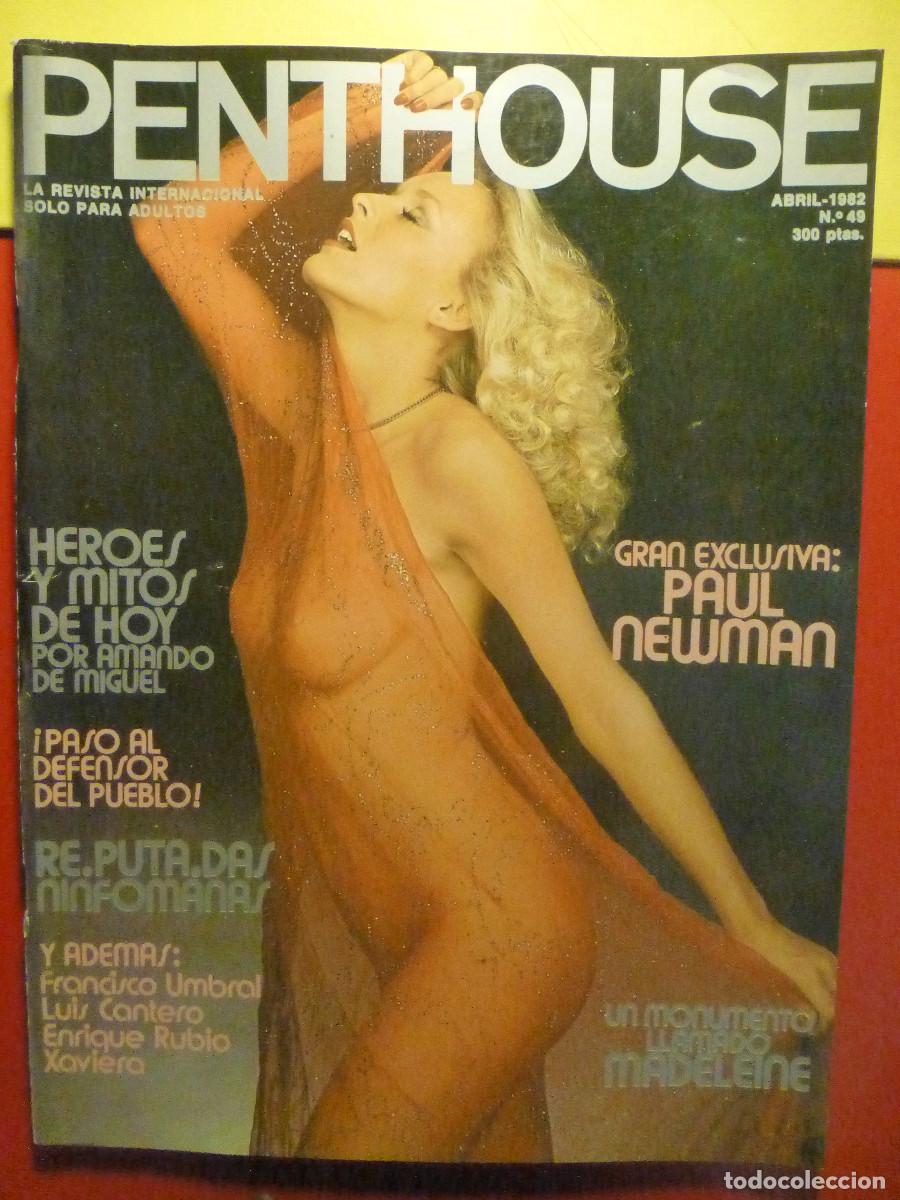 Revistas: Revista Penthouse N&ordm; 49 - Abril 1982 - PAUL NEWMAN, MAXIMO, MADELEINE LATOUR