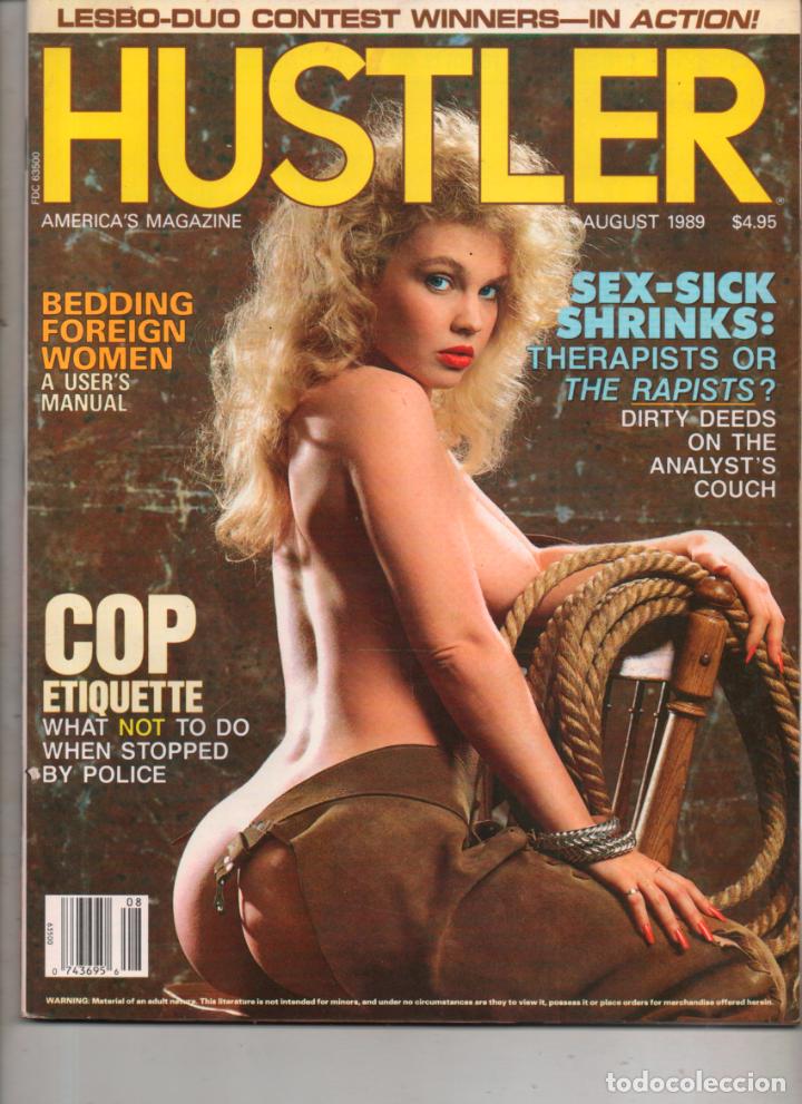 Journals: HUSTLER AUGUST 1989. ADULT CONTENT MAGAZINE