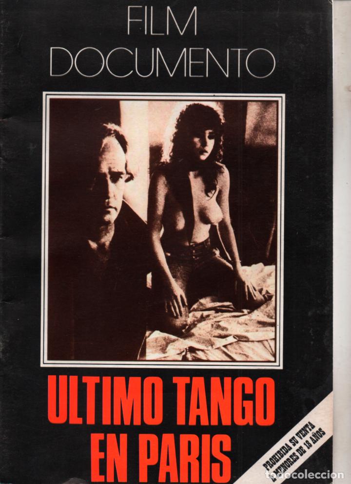 Revistas: FILM DOCUMENTO. ULTIMO TANGO EN PARIS. MAGAZINE EROTICO