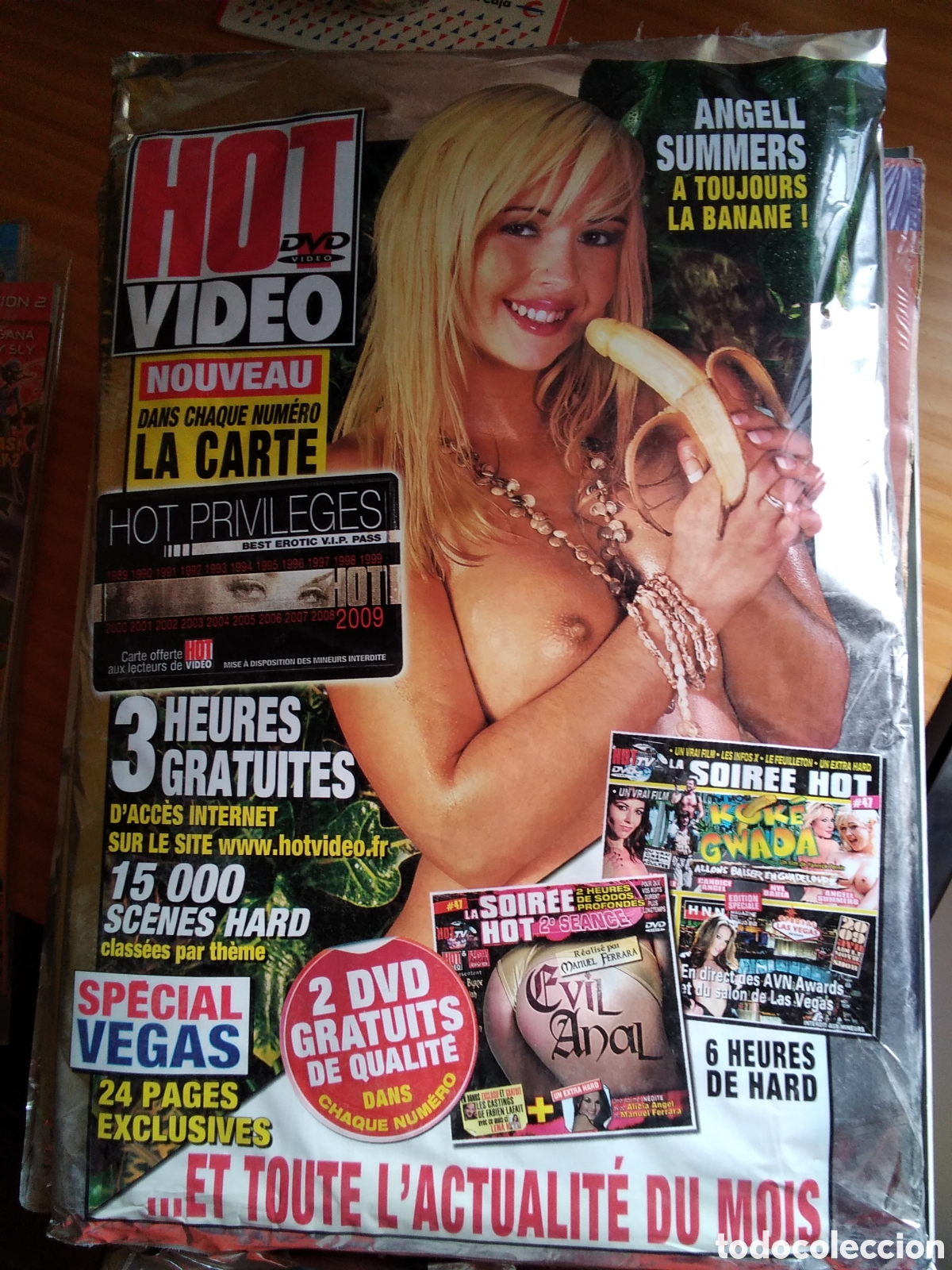 Zeitschriften: Hot video revista francesa para adultos contiene DVD