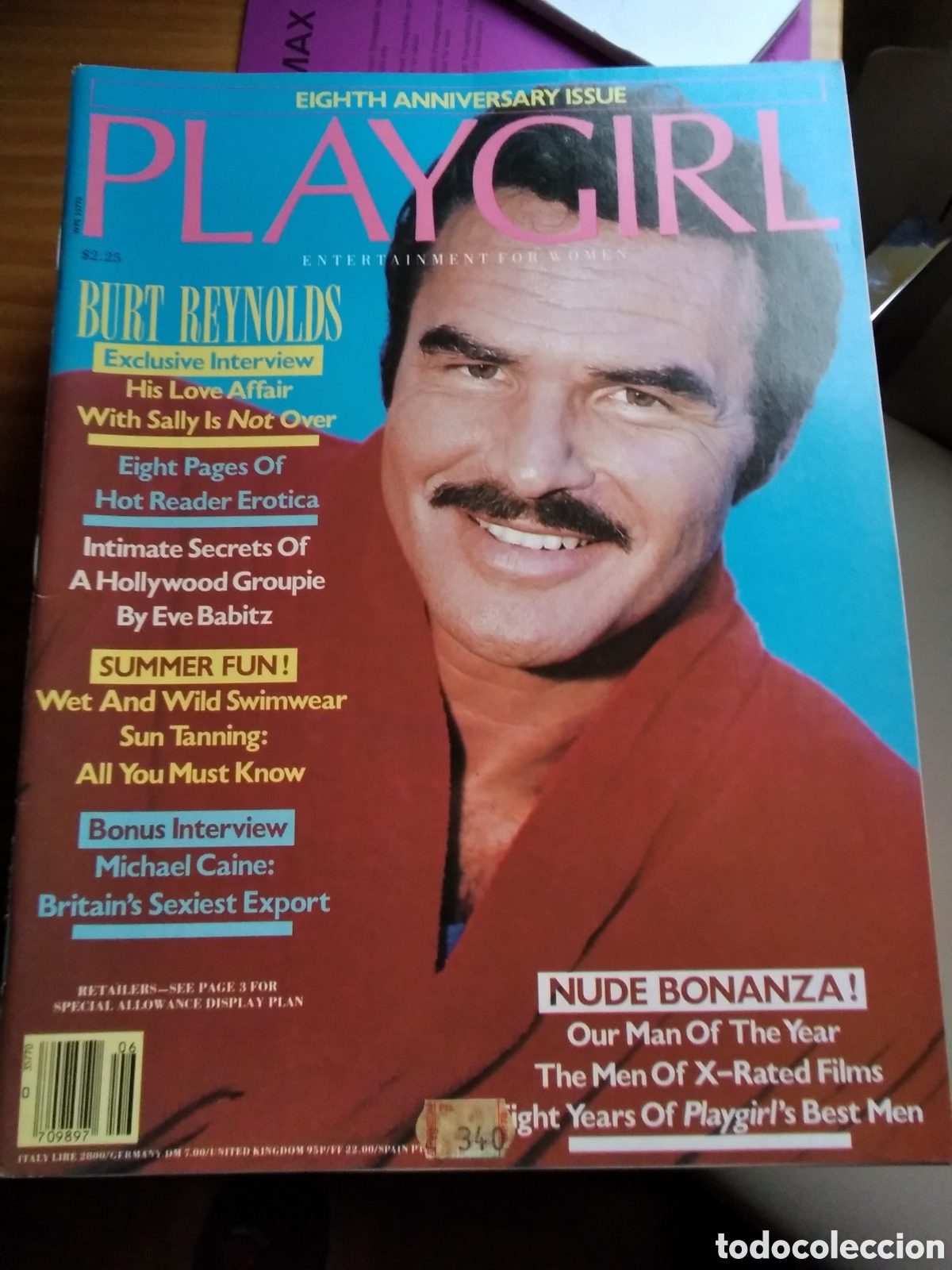Journals: Playgirl americano revista desnudos masculinos 1981 junio burt Reynolds