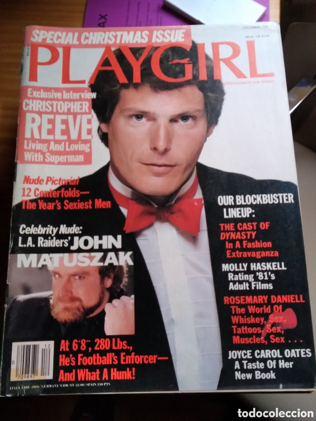 Magazines: Playgirl americano revista desnudos masculinos 1982 diciembre Christopher reeve