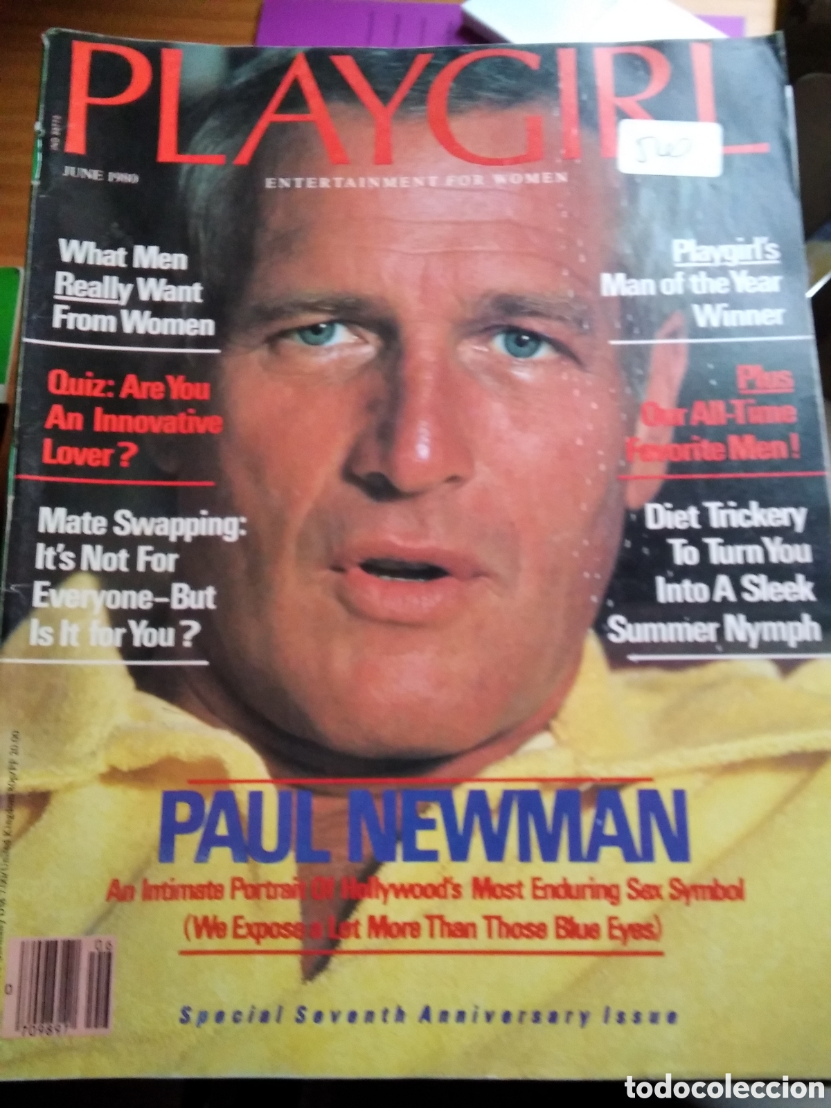 Riviste: Playgirl americano revista desnudos masculinos 1980 junio Paul Newman