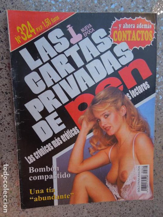 Zeitschriften: LAS CARTAS PRIVADAS DE PEN PORNO N&ordm; 324- BOMBON COMPARTIDO - UNA TIA ABUNDANTE