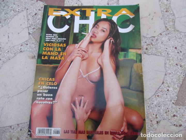 Revistas: extra chic n&ordm; 34, erotica,espa&ntilde;ola para adultos