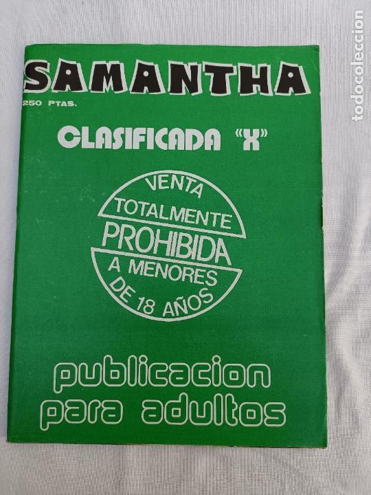 Zeitschriften: SAMANTHA 2 CLASIFICADA X. ADULTOS. PORNO. EROTICA. TIENE DOS PORTADAS