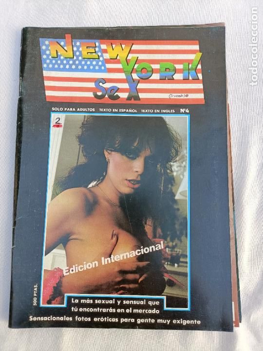 Zeitschriften: NEW YORK SEX 4. EDICION INTERNACIONAL. ADULTOS. PORNO. EROTICA. P&Oacute;STER CENTRAL DESPLEGABLE