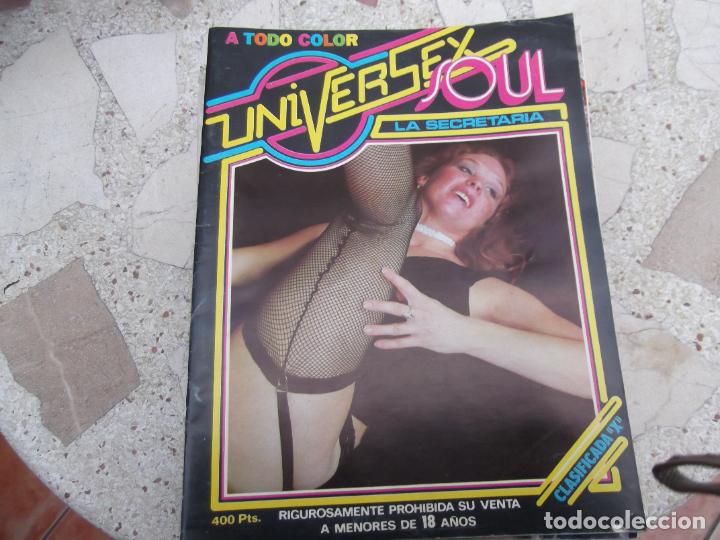 Zeitschriften: universex soul, la secretaria, a todo color, espa&ntilde;ola, revista erotica solo para adultos, porno