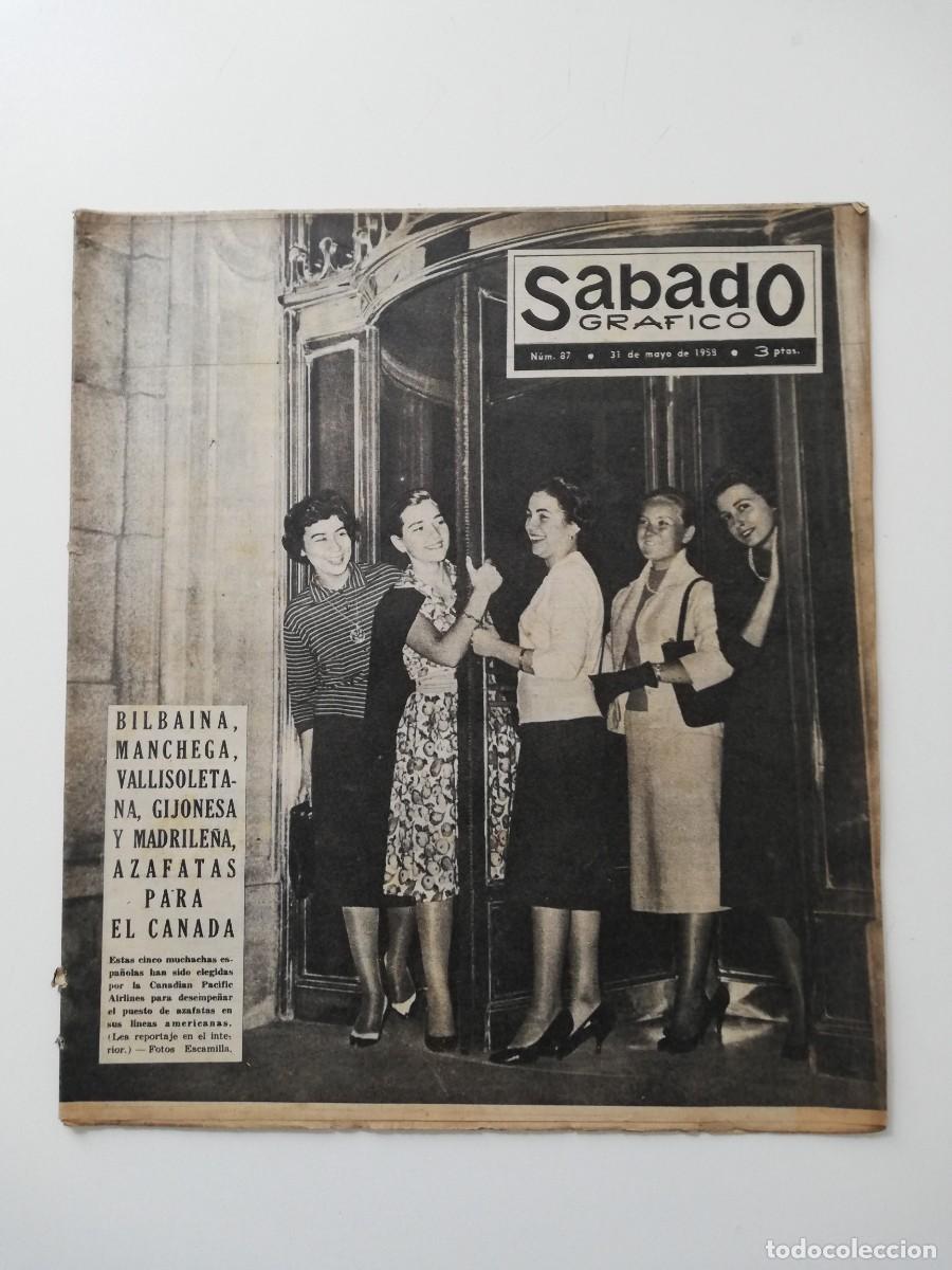 Zeitschriften: REVISTA SABADO GRAFICO 1959 N&ordm; 87 AZAFATAS PARA EL CANADA
