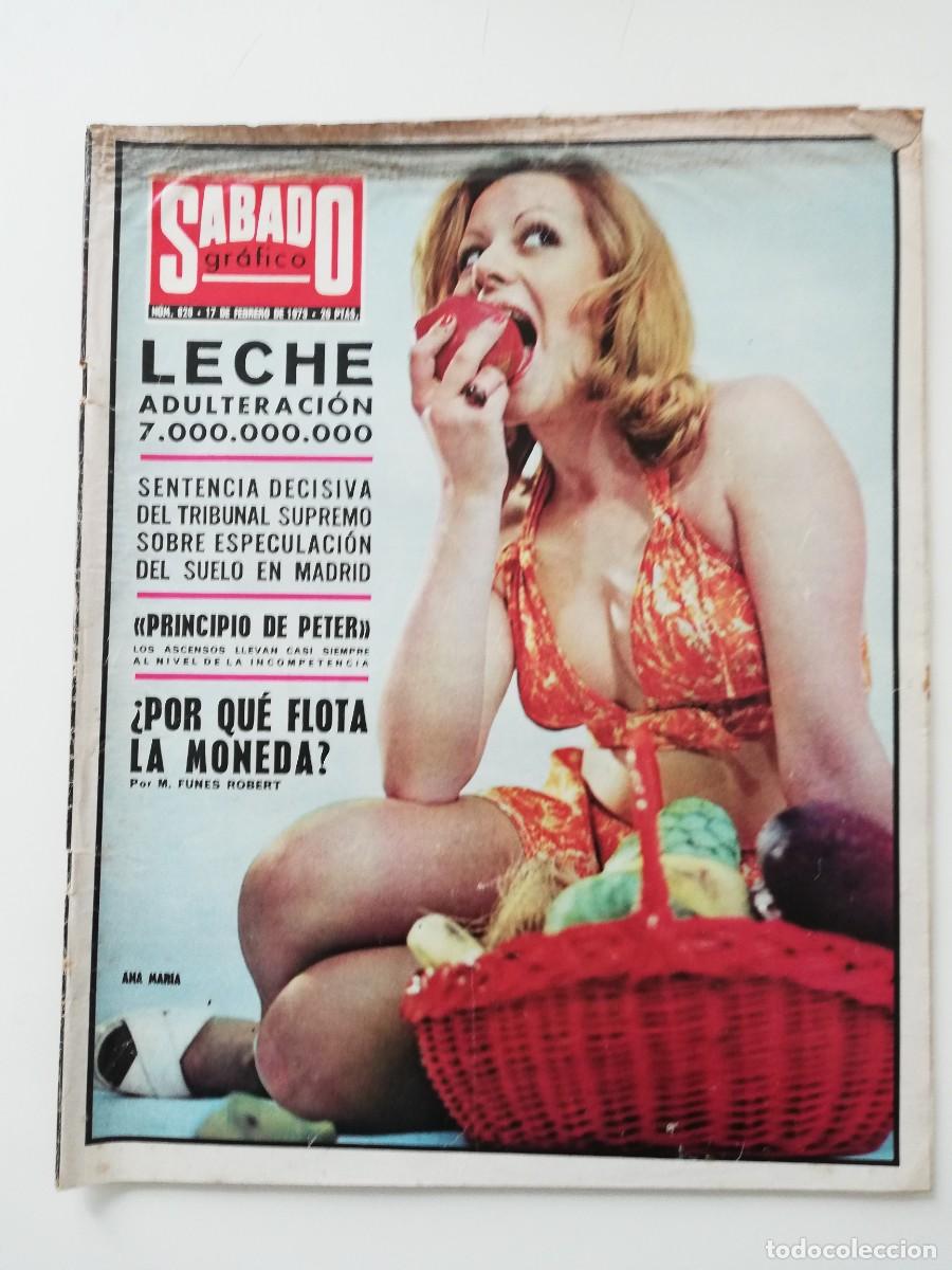 Zeitschriften: REVISTA SABADO GRAFICO 1973 N&ordm; 820 LECHE ADULTERACION, POR QUE FLOTA LA LECHE