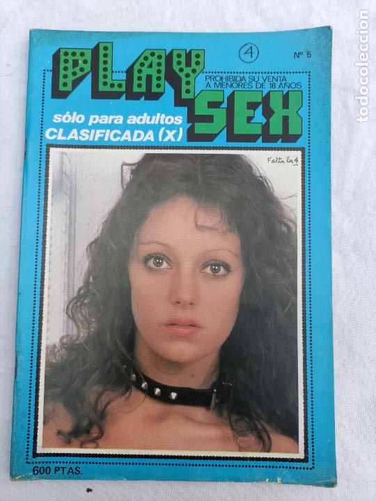 Magazines: PLAY SEX 5. ADULTOS. PORNO. EROTICA.