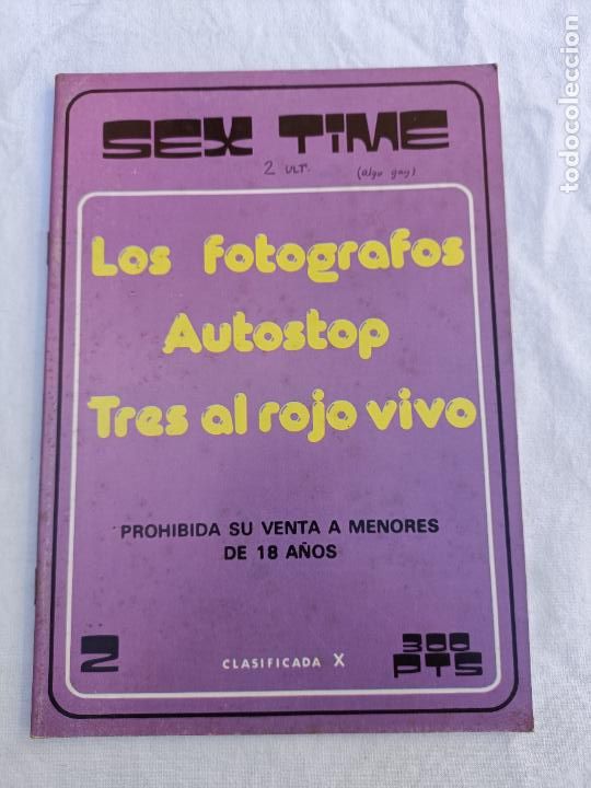 Journals: SEX TIME 2. CLASIFICADA X. EROTICA. ADULTOS. PORNO. 1980