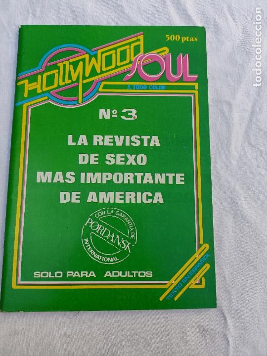Zeitschriften: HOLLYWOOD SOUL 3. PORNO. EROTICA. ADULTOS. A TODO COLOR. PORDANSK. LA REVISTA DE SEXO MAS IMPORTANTE