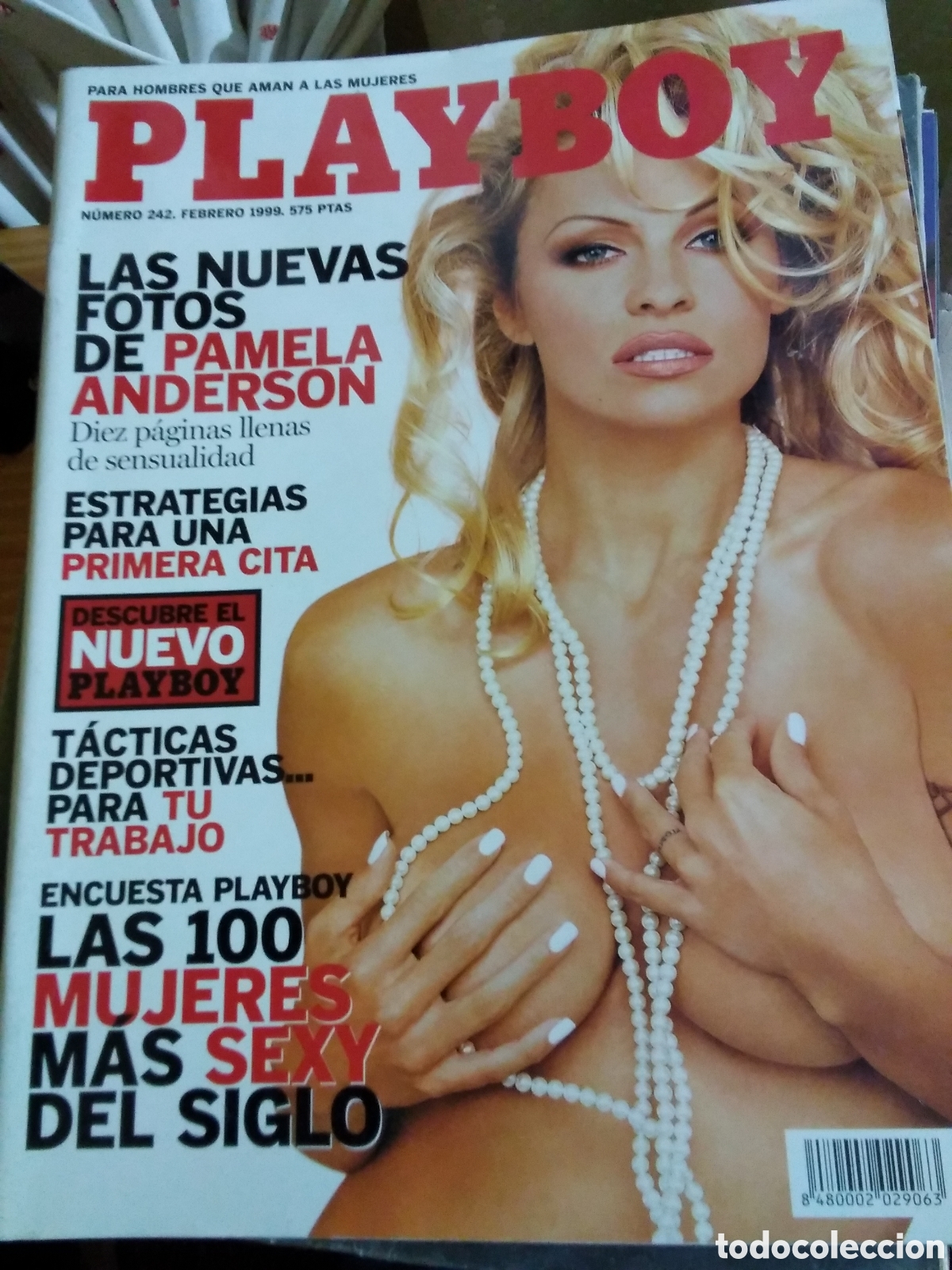 Journals: Playboy mensual espa&ntilde;ol revista erotica 1999 febrero Pamela Anderson tiras altuna