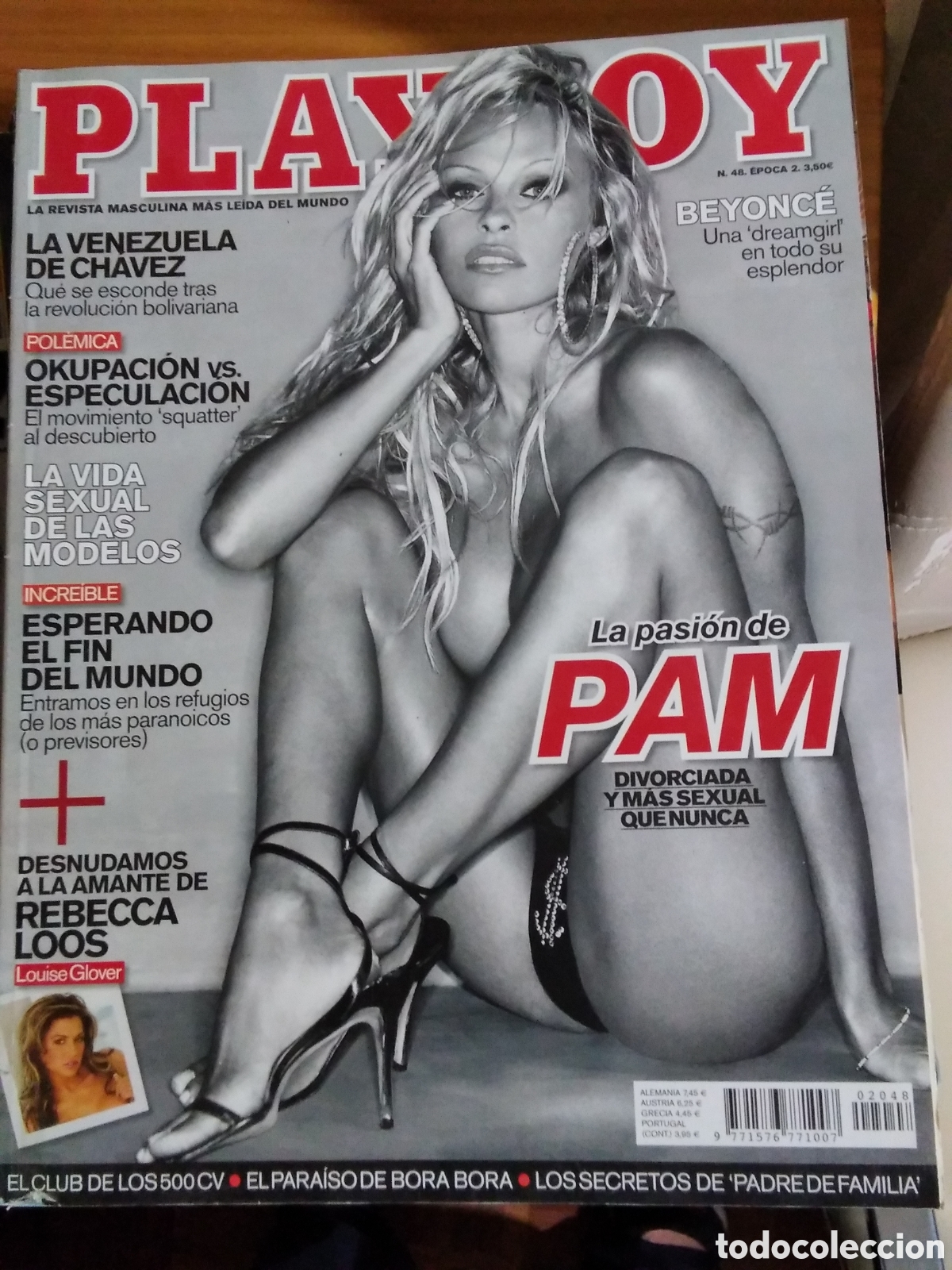 Magazines: Playboy mensual espa&ntilde;ol 2&deg; &eacute;poca revista erotica n&uacute;mero 48 Pamela Anderson
