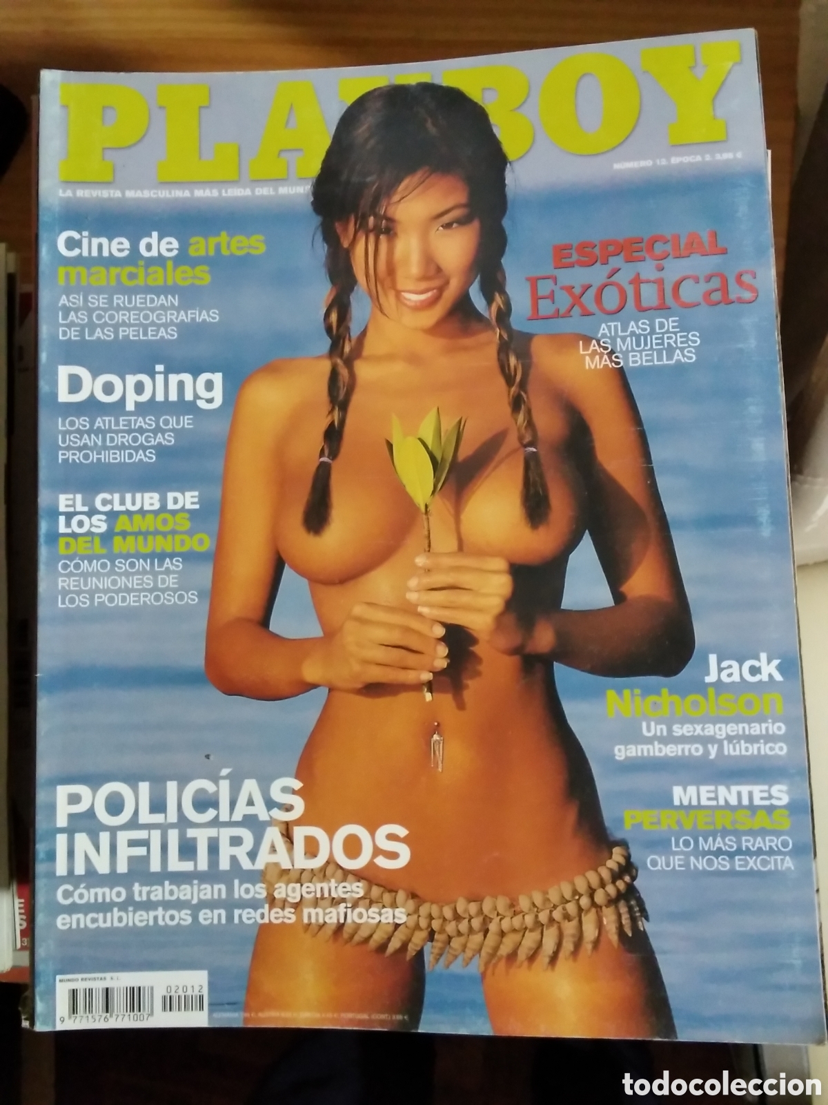 Magazines: Playboy mensual espa&ntilde;ol 2&deg; &eacute;poca revista erotica n&uacute;mero 12 exoticas