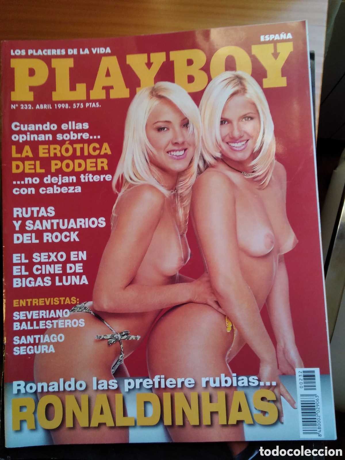 Journals: Playboy mensual espa&ntilde;ol revista erotica 1998 abril tiras abuli