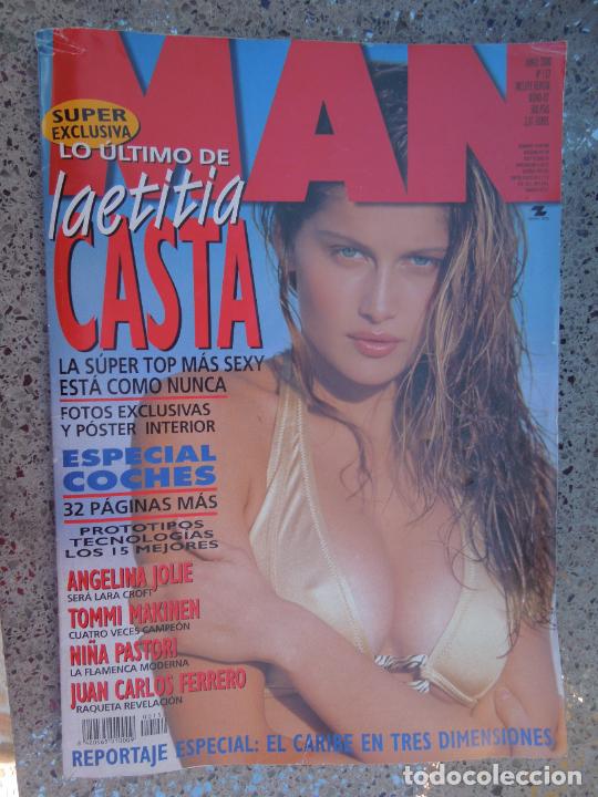 Journals: MAN REVISTA N&ordm; 152- JUNIO 2000- LAETITIA CASTA - ANGELINA JOLIE - EL CARIBE