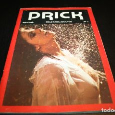 Revistas: PRICK N°1 REVISTA CLASIFICADA X 1983 PORNOGRAFÍA FOTOGRAFÍA Y RELATO - RAREZA. Lote 390684839