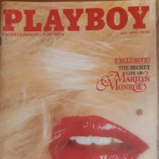 Revistas: PLAYBOY USA MAY 1979. THE SECRET LIFE OF MARILYN MONROE. 294 PÁGINAS. PUBLICIDAD APPLE. CON POSTER. Lote 390739019