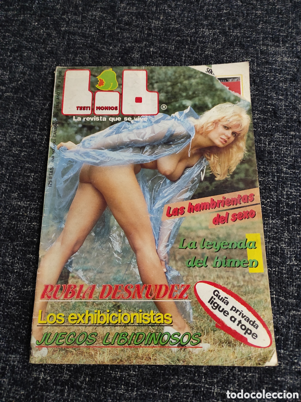 Zeitschriften: LIB LOS TESTIMONIOS INTIMOS - N&ordm; 5 ( REVISTA EROTICA - A&Ntilde;O 1986 )