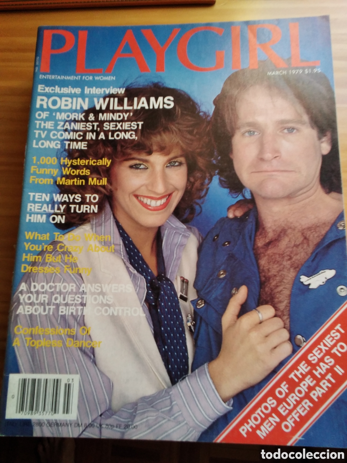Journals: Playgirl americano revista desnudos masculinos 1979 marzo Robin Williams