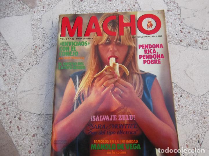 Revistas: macho vol-2 n&ordm; 20 , revista erotica espa&ntilde;ola para adultos,