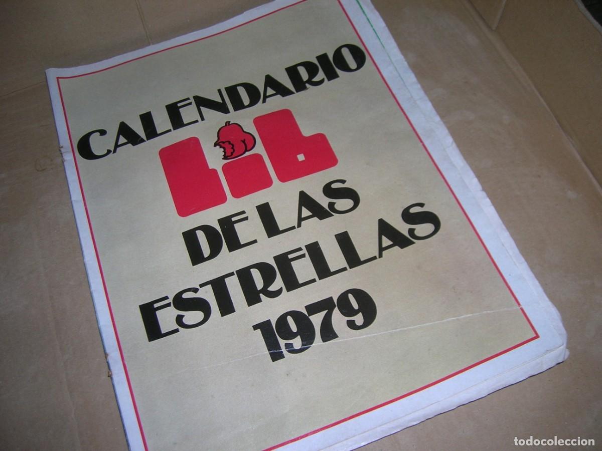 Riviste: Calendario lib estrellas 1979. Angela Molina, Jenny Llada, Raquel Evans, Adriana Vega, Nadiuska, etc