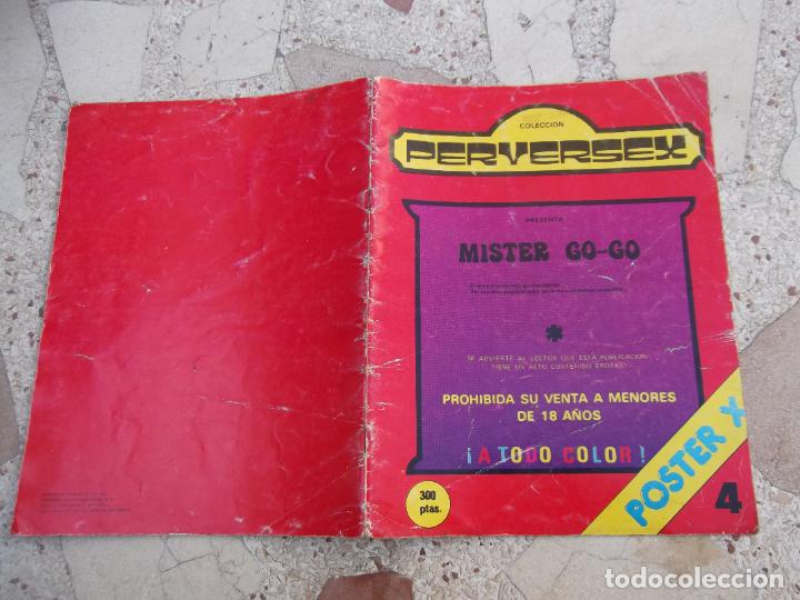 Zeitschriften: perversex, porno n&ordm; 4, mister go-go, 1980 , revista erotica espa&ntilde;ola, para adultos
