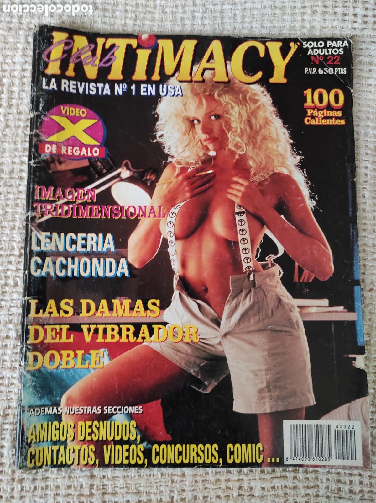 Zeitschriften: INTIMACY N&ordm; 22 JEAN AFRICQUE, JEANETTE STARION - REVISTA EROTICA A&Ntilde;OS 90