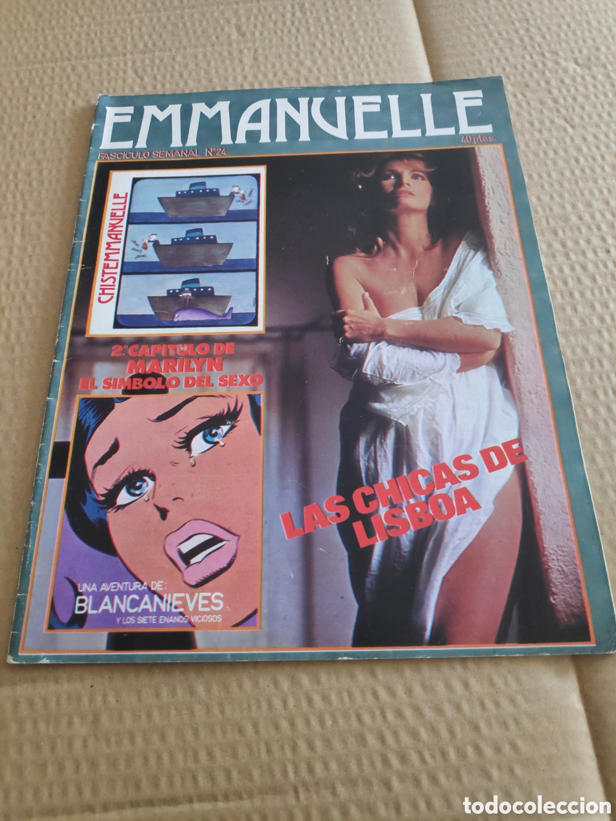 Riviste: REVISTA EROTICA EMMANUELLE 22 BLANCANIEVES TRANSICION ADULTOS CHICAS DE LISBOA MARILYN
