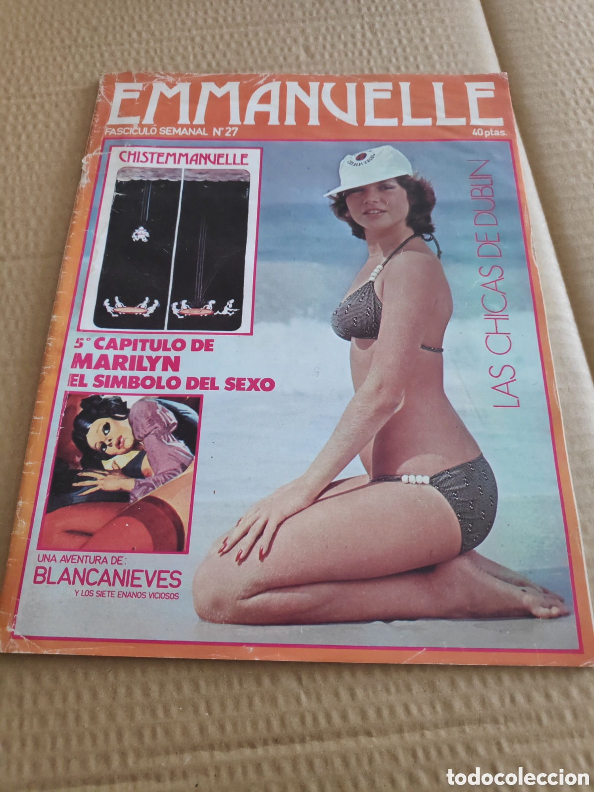 Revistas: REVISTA EROTICA EMMANUELLE 27 BLANCANIEVES TRANSICION ADULTOS CHICAS DE DUBLIN MARILYN